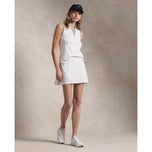 RLX Ralph Lauren Women's 15" Performance Back-Pleated Skort - Ceramic White