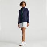 RLX RALPH LAUREN女子技术Terry Full Zip高尔夫背心 - 法国海军/Cruise Green