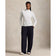 RLX Ralph Lauren 女式 UV 弹力球衣 1/4 拉链高尔夫套头衫 - 陶瓷白