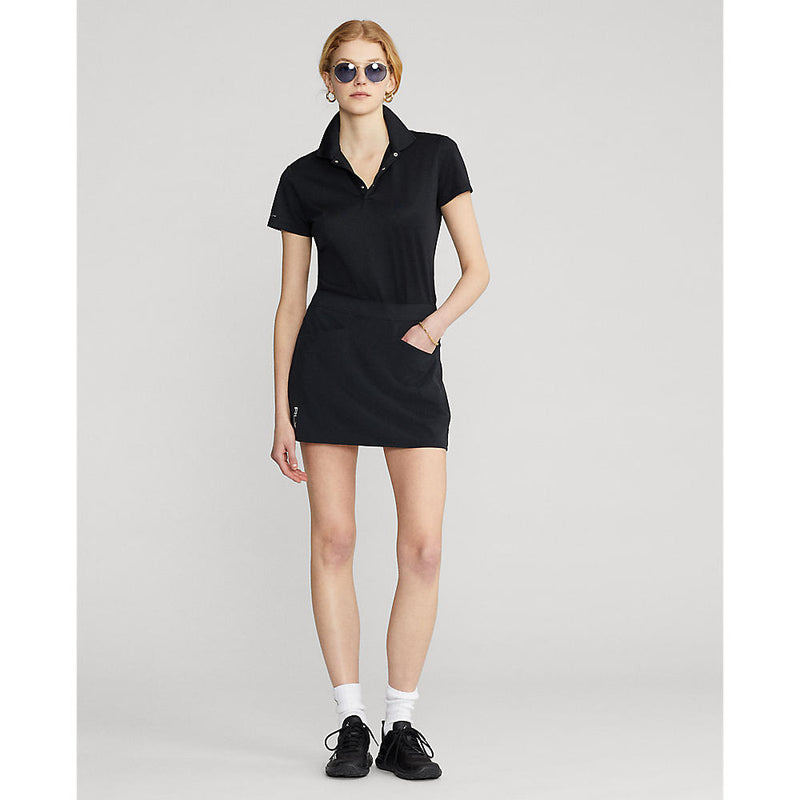 RLX Ralph Lauren 女子巡回赛性能高尔夫衬衫 - Polo 黑色