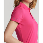 RLX Ralph Lauren 女式巡回演出高尔夫衬衫 - 亮粉色