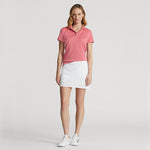 RLX Ralph Lauren 女式巡回演出高尔夫衬衫 - 沙漠玫瑰色