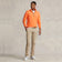 Polo Performance Ralph Lauren Fine Gauge Terry Half Zip - Classic Peach