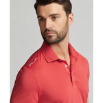 RLX Ralph Lauren Solid Airflow Performance Polo 衫 - 春季红色