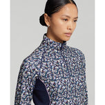 RLX RALPH LAUREN女子UV球衣1/4拉链套套 - 高地花卉