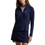 RLX Ralph Lauren Women's Active Cable Full Zip Golf Jacket - Refined Navy