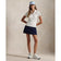 RLX Ralph Lauren 女式四分之一拉链高尔夫 Polo 衫 - 陶瓷白