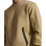 RLX Ralph Lauren New York CG Energy Fleece Golf Crew - Classic Khaki