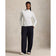 RLX Ralph Lauren 女式 UV 弹力球衣 1/4 拉链高尔夫套头衫 - 陶瓷白