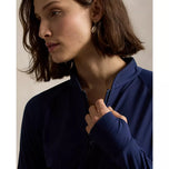 RLX Ralph Lauren Women's Stretch Jersey Full Zip Layer - Refined Navy