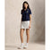 RLX Ralph Lauren 女式 Tour Pique Bear 高尔夫 Polo 衫 - 精致海军蓝