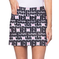 Golftini Women's Sisterhood 17.5" Golf Skort - Black Print