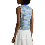 RLX RALPH LAUREN女子拉伸球衣裁剪高尔夫衬衫 - 春柳条