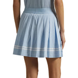 RLX RALPH LAUREN妇女4向伸展pleated高尔夫球运动员 - 冷泉/陶瓷白色