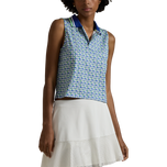 RLX RALPH LAUREN女子拉伸球衣裁剪高尔夫衬衫 - 春柳条