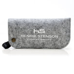 HS眼镜雏菊 - 闪亮的黑色 /白色 /灰色狮子座图案