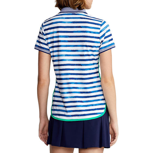 Polo Golf Ralph Lauren 女式短袖 Polo 衫 - 蓝色艺术家条纹