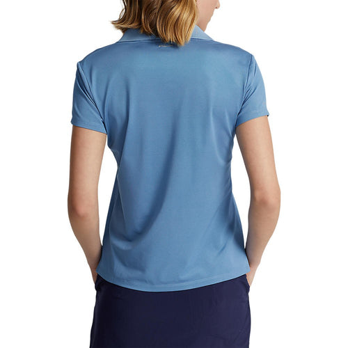 RLX Ralph Lauren 女式巡回演出高尔夫衬衫 - 哈特拉斯蓝色