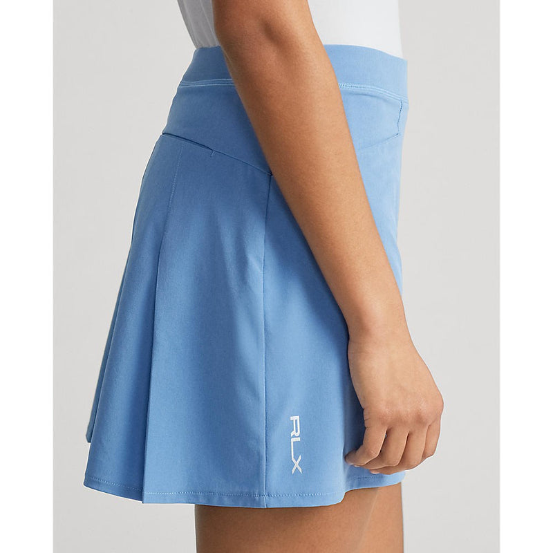 RLX Ralph Lauren 女式褶裥 Aim 裙裤 17 英寸 - 哈特拉斯蓝色