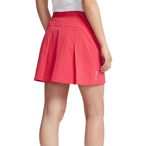 RLX Ralph Lauren 女式褶裥 Aim 裙裤 17 英寸 - 茂宜红