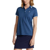RLX Ralph Lauren Women's Tour Pique Golf Polo Shirt - Indigo Blue