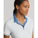 RLX Ralph Lauren 女式印花 Aiflow 高尔夫 Polo 衫 - 纯白色多色