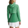 RLX Ralph Lauren 女式混合可折叠连帽夹克 - 筏绿色