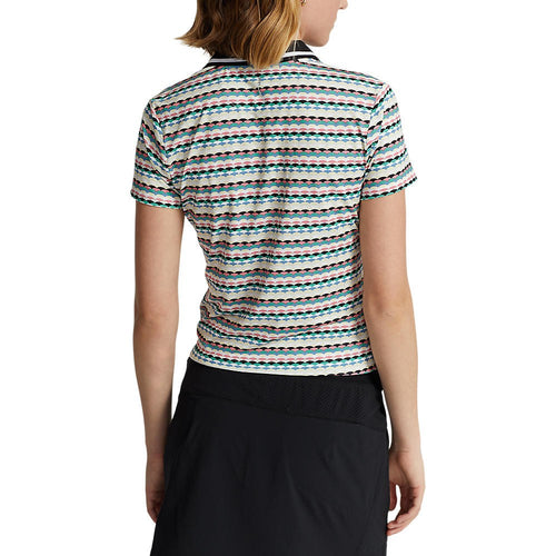 RLX Ralph Lauren 女式印花 Airflow 高尔夫 Polo 衫 - Active 扇贝形