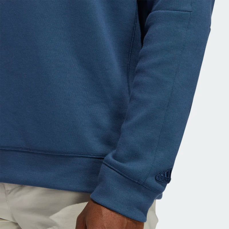 Adidas Go-To 圆领高尔夫运动衫 - 船员海军蓝