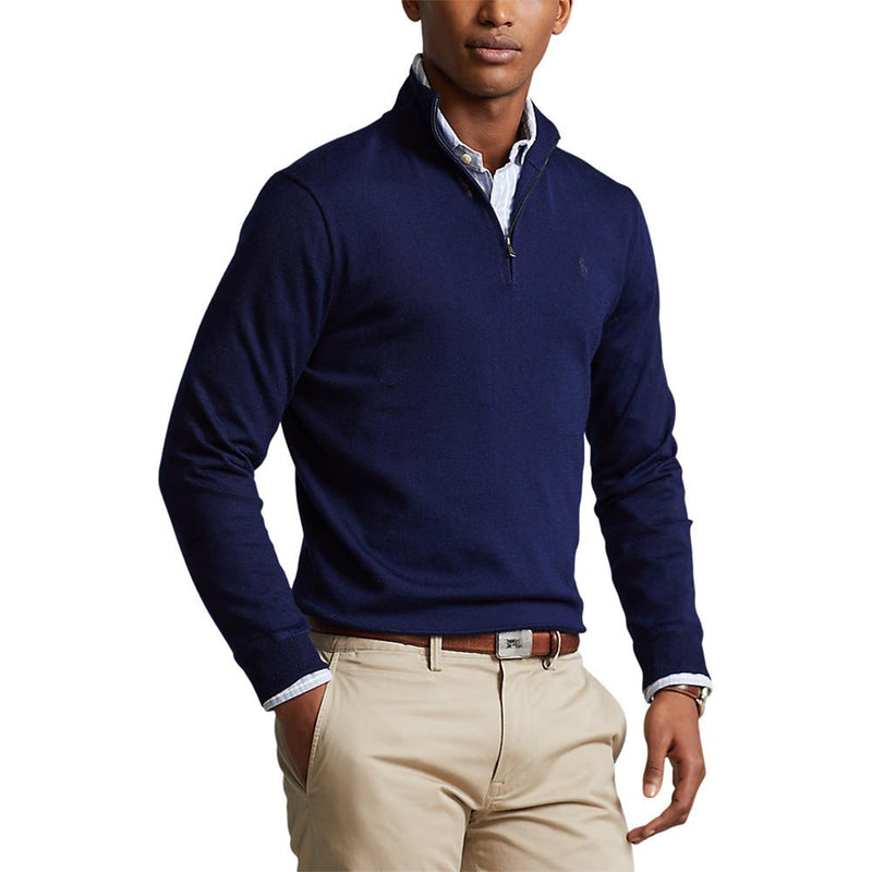Polo Golf Ralph Lauren 半拉链针织衫 - 法国海军