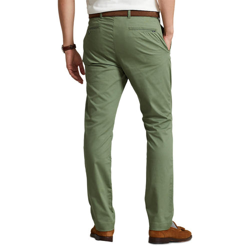 Polo Performance Ralph Lauren 剪裁合身性能斜纹棉布裤 - 工装绿
