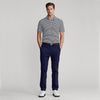 Polo Golf Ralph Lauren Tour Pique 条纹 Polo 衫 - 法国海军蓝/白色