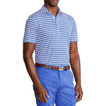 Polo Golf Ralph Lauren Tour Pique 条纹 Polo 衫 - Liberty/白色