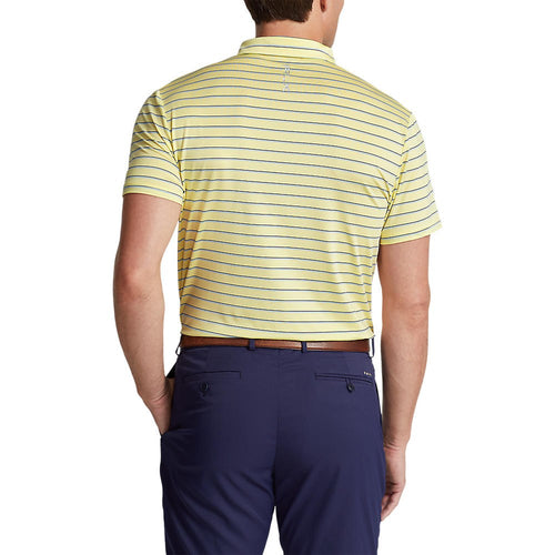 RLX Ralph Lauren YD 条纹轻质气流 Polo 衫 - 布里斯托黄色多色