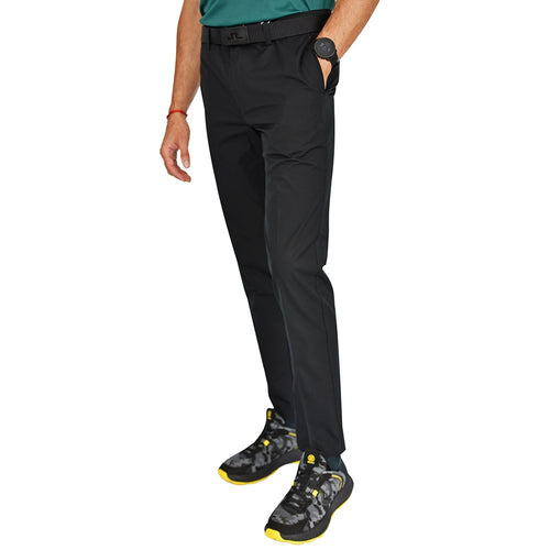 Cross Byron Tech 高尔夫斜纹棉布裤 - 黑色