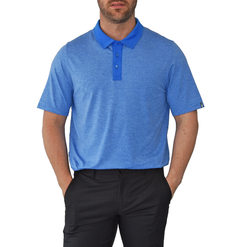 KJUS Luca Polo 高尔夫衬衫 - 百慕大蓝混色