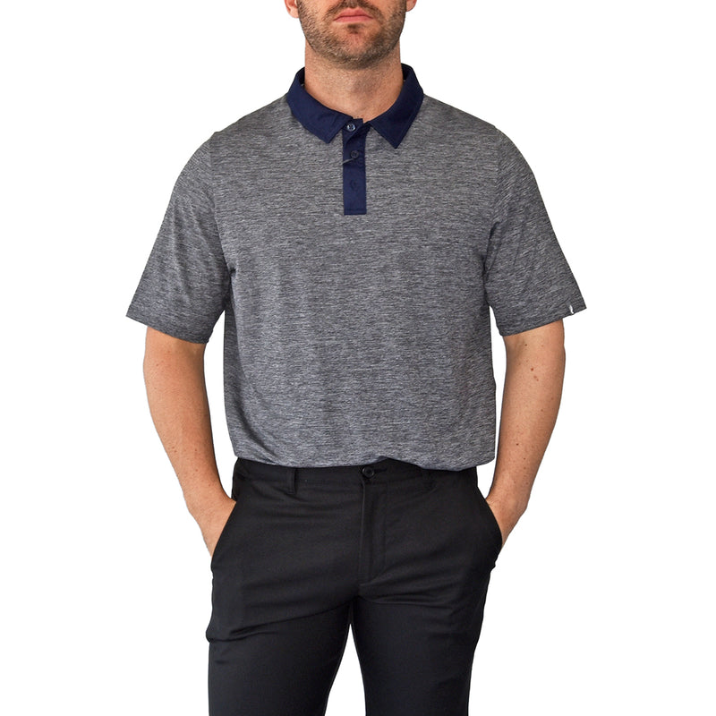 KJUS Luca Polo 高尔夫衬衫 - 钢灰色混色