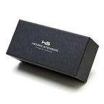 HS眼镜雏菊 - 闪亮的黑色 /白色 /灰色狮子座图案