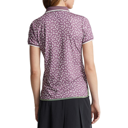 RLX Ralph Lauren 女式印花气流性能高尔夫衬衫 - Aurora Frwy Leaves/Cargo
