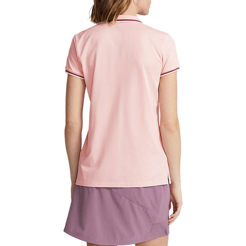 RLX Ralph Lauren 女式 Tour Pique 高尔夫衬衫 - 粉沙色