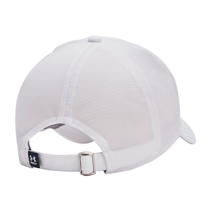 Under Armour Iso Chill Driver Mesh Adjustable Golf Cap - White