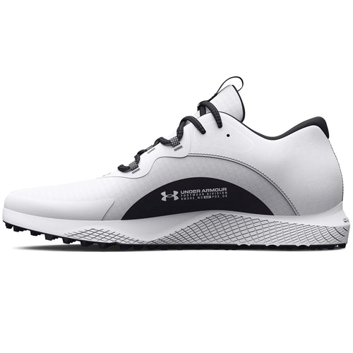 Under Armour Charged Draw 2 Spikeless Golf Shoes - White