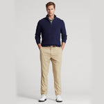 Polo Golf Ralph Lauren 半拉链棉质 Coolmax 套头衫 - 法国海军