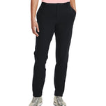 Under Armour Women's Links高尔夫裤子 - 黑色/金属银色