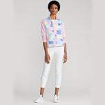 RLX Ralph Lauren Women's Cool Wool Hybrid Jacket - Taylor Rose/Patchwork