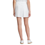 RLX Ralph Lauren 女式褶裥 Aim 裙裤 17 英寸 - 纯白色