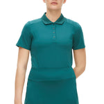 Rohnisch 女士 Rumi 高尔夫 Polo 衫 - 深蓝绿色