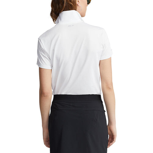 RLX Ralph Lauren 女子巡回赛性能高尔夫衬衫 - 纯白色