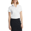 RLX Ralph Lauren 女子巡回赛性能高尔夫衬衫 - 纯白色