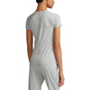 RLX Ralph Lauren 女式桃色 Airflow 短袖圆领上衣 - 灰色希瑟